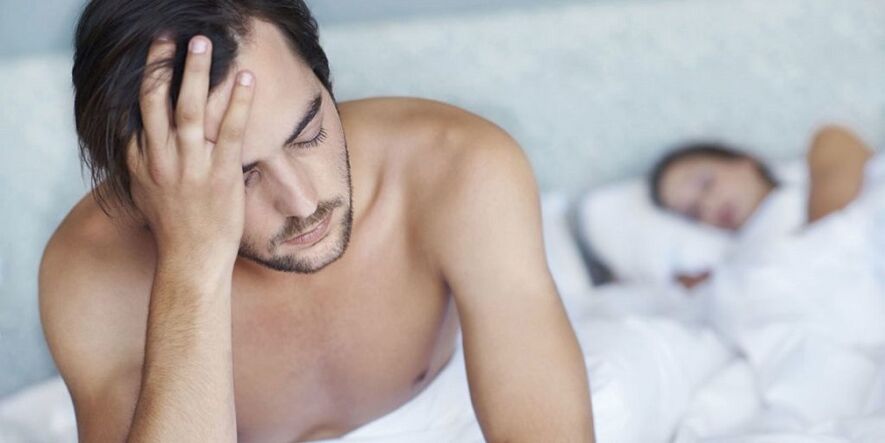 decrease in sexual activity in men with prostatitis