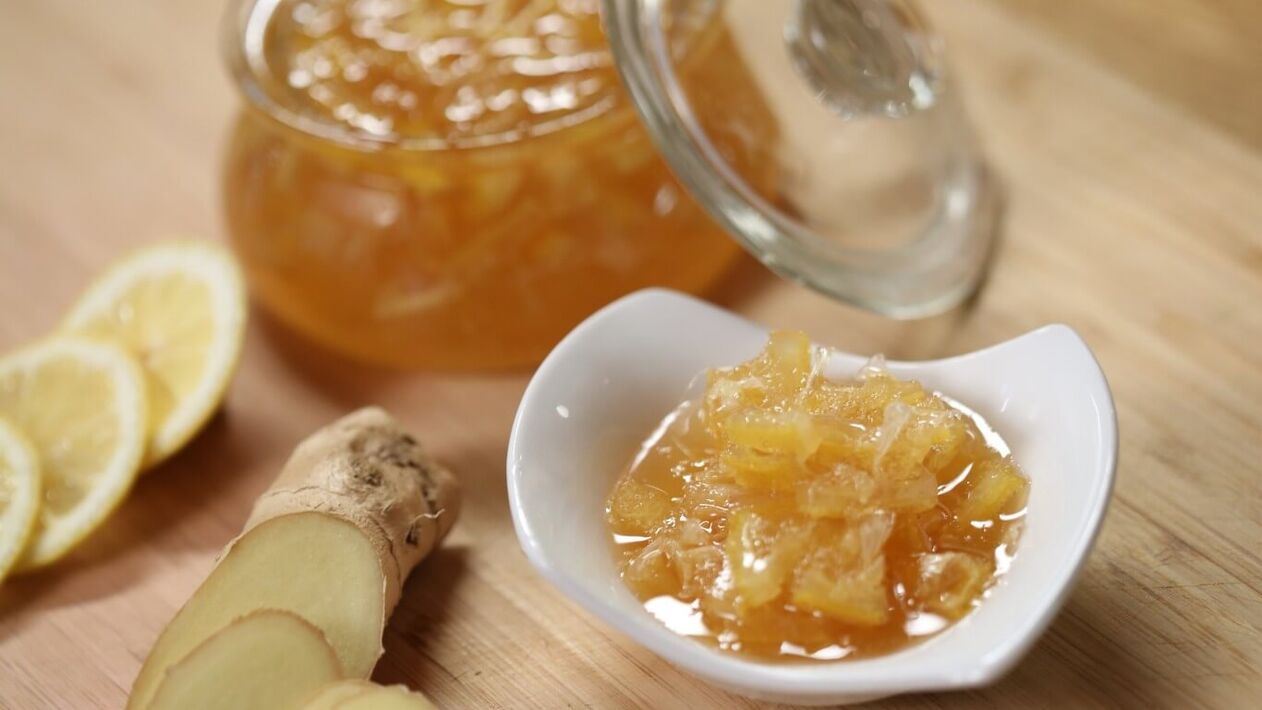 Enhance a man's immunity and erection delicious ginger and lemon jam